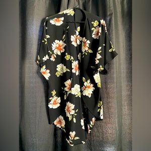 Floral Shaw/Cardigan